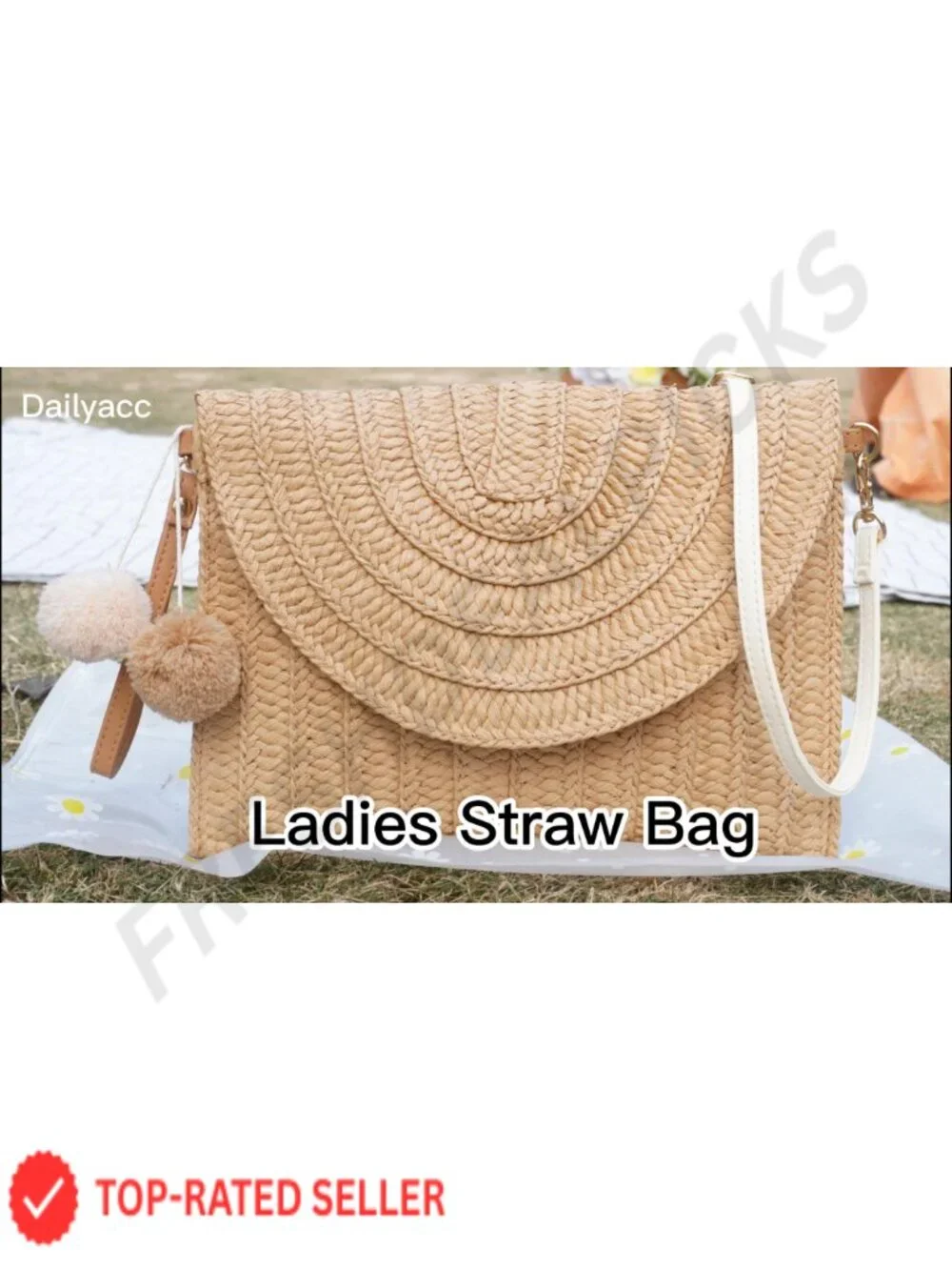 N/A handwoven straw
